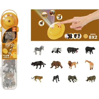 Figurka PLEJO Divoká zvířátka s projektorem