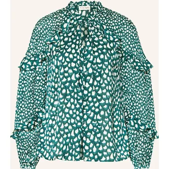 Dámská halenka Phase Eight Dámská Halenka Manon S Volánky, zelená, 40