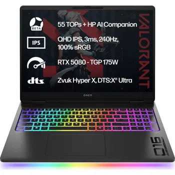 Notebook OMEN MAX 16-ak0003nc Shadow Black C2FF3EA#BCM