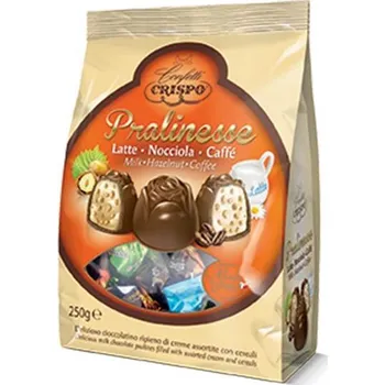 Bonboniéra CRISPO italské pralinky mix různých druhů 250g
