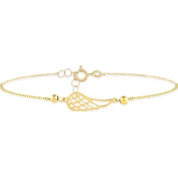 Náramek Lillian Vassago Zlatý náramek křídla LLV22-GB044