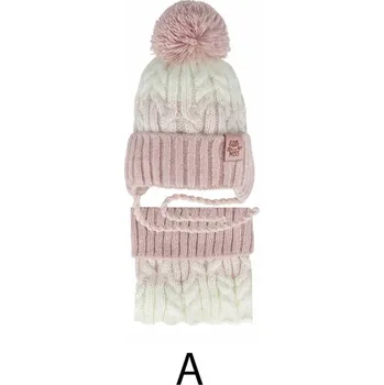 Čepice AJS Dívčí čepice a nákrčník 48326