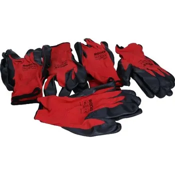 Pracovní rukavice Pracovní rukavice polyester-nitril, vel. XL 5 párů