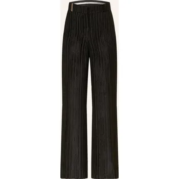 Dámské kalhoty Peserico Dámské Marlene Kalhoty Ze Sametu, černá, 38