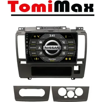 Autorádio TomiMax Nissan Tiida Android 14 autorádio s WIFI, GPS, USB, BT HW výbava: nedostupný - 2K 2000x1200px 8 Core 6GB+128GB - pouze disple D - Model auta: Nissan Tiida 2004-2013, Velikost obrazovky: Dotyková obrazovka: 9"