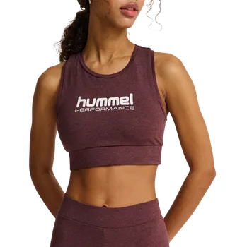 Souprava dámského spodního prádla Podprsenka Hummel Pulse Logo Light Support Sports Bra Women 229969-8035 Velikost M
