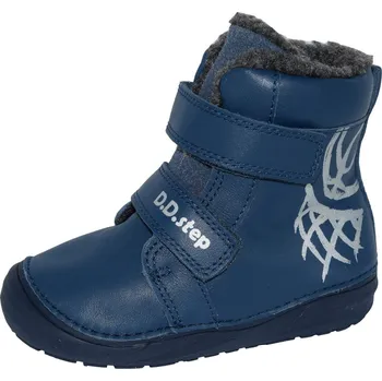 Dětská sportovní obuv D.D.step chlapecká zimní obuv W071-52577A Barva: modrá, Velikost: 26