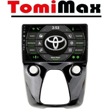 Autorádio TomiMax Toyota Aygo, Peugeot 108, Citroen C1 Android 14 autorádio s WIFI, GPS, USB, BT HW výbava: nedostupný - 2K 2000x1200px 8 Core 6GB+128GB - pouze disple D - Model auta: Toyota Aygo, Peugeot 108, Citroen C1 2014-2021, Velikost obrazovky: Dotyková obra