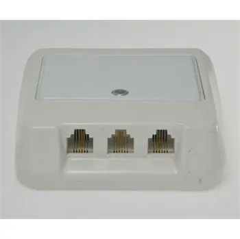 Elektrická zásuvka Telefonní zásuvka na zeď 3 x RJ11