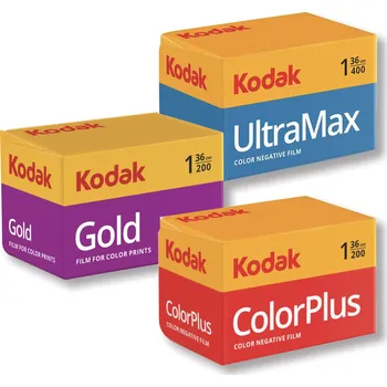 Kodak Color film Start Set + Storage Canvas Bag for 4pcs 135 Film Black