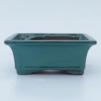 Květináč Miska 16 x 12,5 x 6,5 cm barva zelená