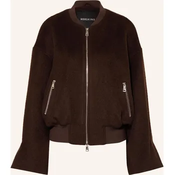 Dámský kabát Herskind Dámský Blouson Monica, tmavě hnědá, 38