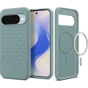 Pouzdro na mobilní telefon KRYT SPIGEN PARALLAX MAG MAGSAFE GOOGLE PIXEL 10 / 10 PRO SAGE GREEN