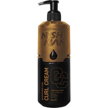 Stylingový přípravek Nishman Curl Cream (CC) - krém na definici kudrlin pro muže, 200 ml