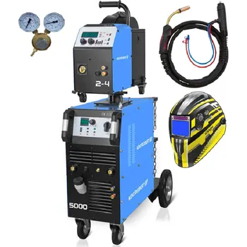 Svářečka Kühtreiber Invertorová svářečka KITin 5000 WS Multi MIG - synergické a manuální ovládání - V2 + Hořák + red. Ventil + Kukla
