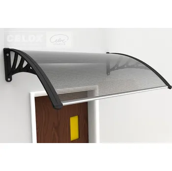 Stříška nad vchodové dveře IGOTREND IGOTREND, 490001 vchodová stříška 600 x 1000 mm dutinkový polykarbonát (karton 98 x 68 cm)