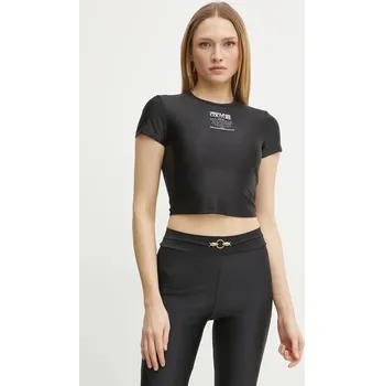 Tričko Versace Jeans Couture černá barva, 78HAH6A2 J0223 78HAH6A2.J0223 99X, vel. M