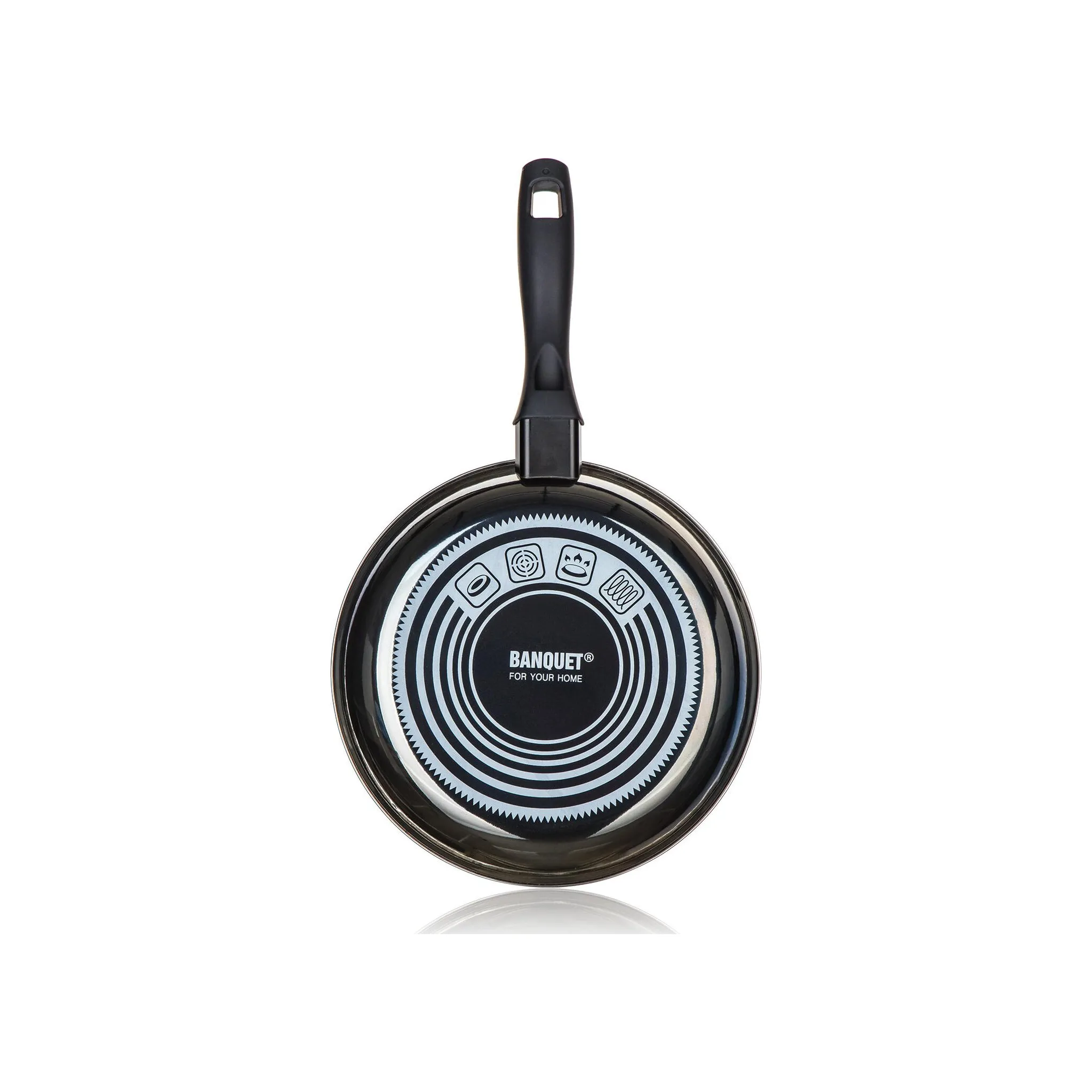 Fotografie 5 - Pánev Banquet Metallic Black smaltovaná pánev 24 cm
