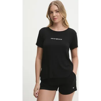 Pánské tričko Tričko Emporio Armani Underwear černá barva, EW000780 AF12192 EW000780.AF12192 99X, vel. XS