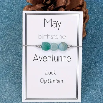 Náramek IZMAEL Náramek s měsíčním kamenem Květen/Aventurín KP38766