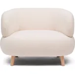 Béžové křeslo z textilie bouclé Luisa – Kave Home ID_1760372