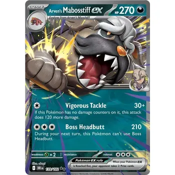 Sběratelská karetní hra Arven's Mabosstiff ex 139/182 - Destined Rivals