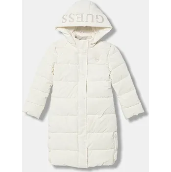 Dívčí bunda Dětská bunda Guess béžová barva, J5BL12 WGIW0 J5BL12.WGIW0.9BYA 01X, vel. 147-157