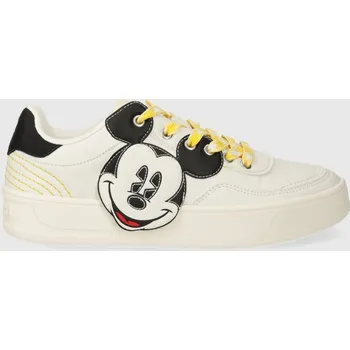 Dámské tenisky Sneakers boty Desigual Fancy bílá barva, 24SSKP16.1000 00A, EUR 36