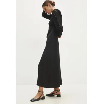 Dámské šaty Šaty Answear.LAB černá barva, maxi 38057lr.FKK 99X, vel. S