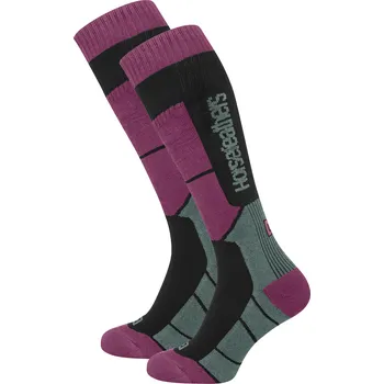 Pánské termo ponožky Horsefeathers Totia Thermolite Snow Socks 8-10 fialová - 10 % pro přihlášené BFEXTRA10