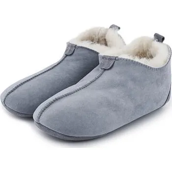 Dámská zimní obuv Vlnka Dámské kožené bačkory s ovčí vlnou Andy modrá velikost obuv dospělí 42