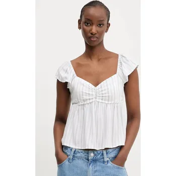 Dámská halenka Halenka Hollister Co. KI340.5050.104 bílá 00X, vel. XXS