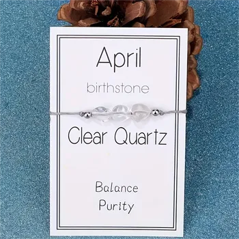 Náramek IZMAEL Náramek s měsíčním kamenem Duben/Křišťál KP38767