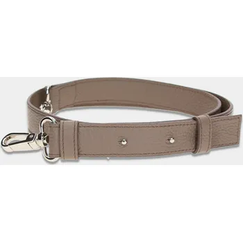 Široký popruh s trny Fluffy taupe/stříbro