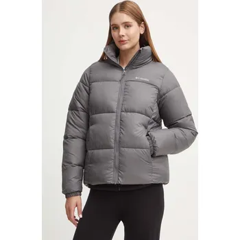 Bunda Columbia Puffect dámská, šedá barva, zimní, 2090291 90X, vel. S