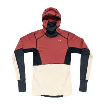 Devold EXPEDITION ARCTIC PRO HOODIE dámské triko s kapucí Marsala
