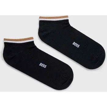 Pánské ponožky Ponožky BOSS 2P AS Uni stripe CC 2-pack pánské, tmavomodrá barva, 50491192 59X, vel. 39-42