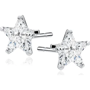 Náušnice Stříbrné náušnice STAR 5 mm Ag 925/1000