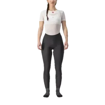 Cyklistické kalhoty Castelli dámské cyklistické kalhoty Velocissima Thermal s vložkou, černé - M