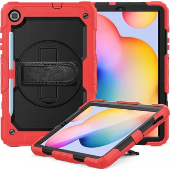 Příslušenství pro tablet VSECHNONAMOBIL 123407 SOLID 360 Odolný obal pro Samsung Galaxy Tab S6 Lite 2024 / S6 Lite 2022 / S6 Lite červený