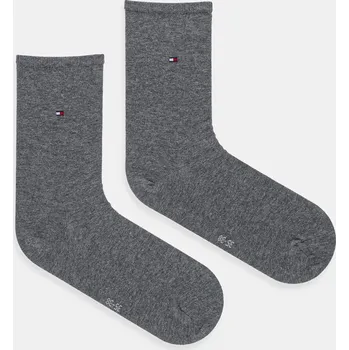Pánské ponožky Dámské ponožky Tommy Hilfiger Sportswear vel. 35-38 (2-pack) 371221 šedá 09X, vel. 39/42