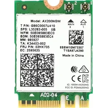 Síťová karta Intel Wi-Fi 6 AX200 (AX200.NGWG)