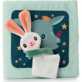 Hračka pro nejmenší Textilní knížka - Dráček Joe a jeho muchláček