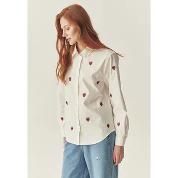 Dámská košile Tatuum BAVLNĚNÁ KOŠILE S VÝŠIVKOU – ELINA
