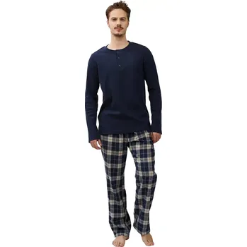 Pánské pyžamo Pánské pyžamo Aruelle Luc navy velikost L