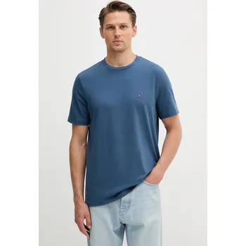 Pánské oblečení Bavlněné tričko Tommy Hilfiger MW0MW39995 modrá 95X, vel. S