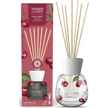 Aroma difuzér Yankee Candle Signature – Black Cherry Reed Difuzér - 100 ml