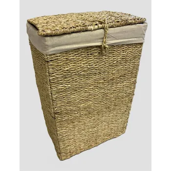 Koš na prádlo Vingo Hranatý koš na prádlo z mořské trávy, skládací Rozměry (cm): 40x30, v. 60