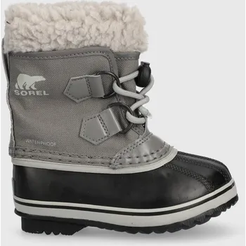 Dívčí zimní obuv Dětské zimní boty Sorel šedá barva 1855212 09A, EUR 25