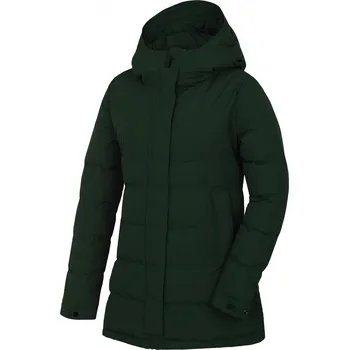 Dámský kabát Husky Dámský hardshell plněný kabát Nilit L XL, tm. zelená